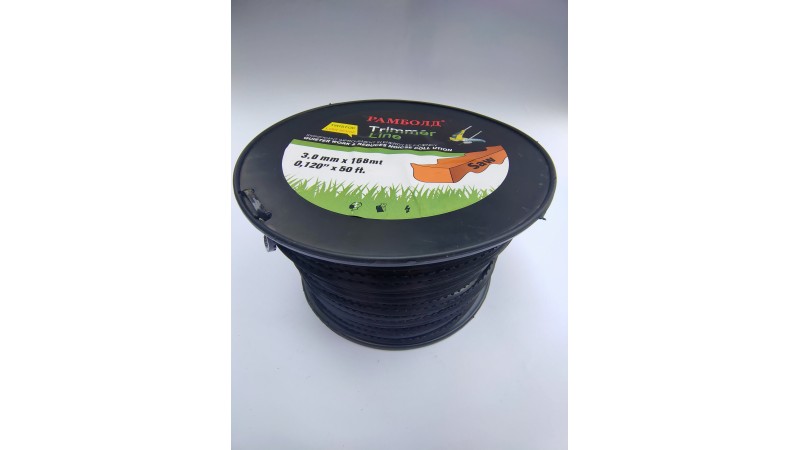 Леска Trimer Line 3,0 мм, Аллигатор,168 м Леска Trimer Line 3,0 мм, Аллигатор,168 м